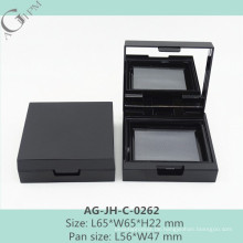 AG-JH-C-0262 AGPM Kosmetik Verpackung Custom Pulver Square Box mit Spiegel